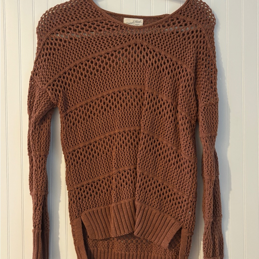 Universal Thread Rust Knit Sweater